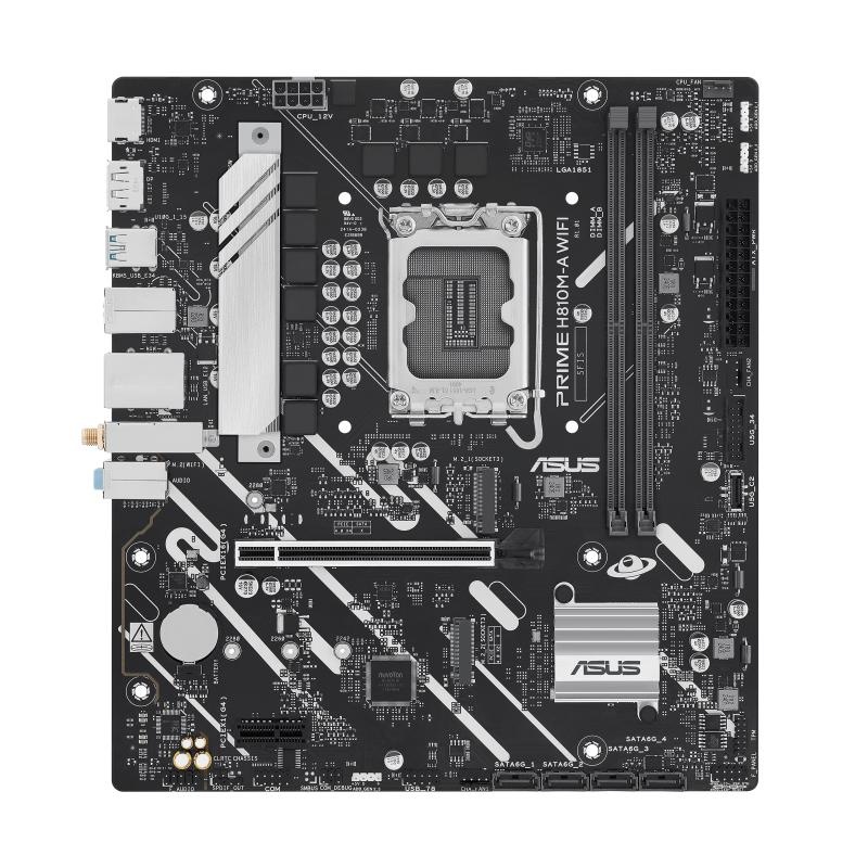 Placa de Baza ASUS PRIME H810M-A WIFI LGA1851, 2x DDR5, 1x DP 1x HDMI, 1x PCIE 4.0 x16 1x PCIE 4.0 x1, 2x M.2, 4x SATA 6GB/s, mATX - 3 | YEO