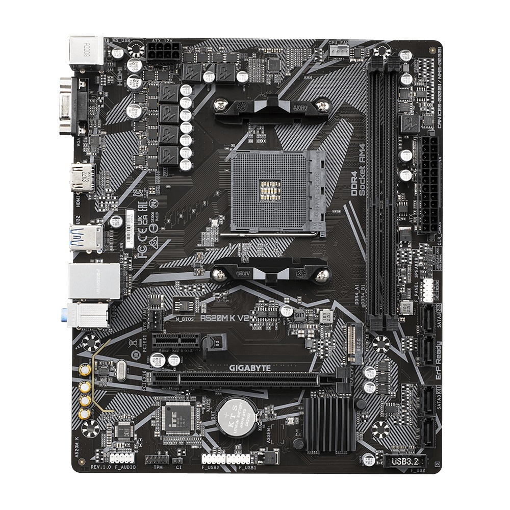 Placa de baza Gigabyte A520M K V2 AM4 - 1 | YEO