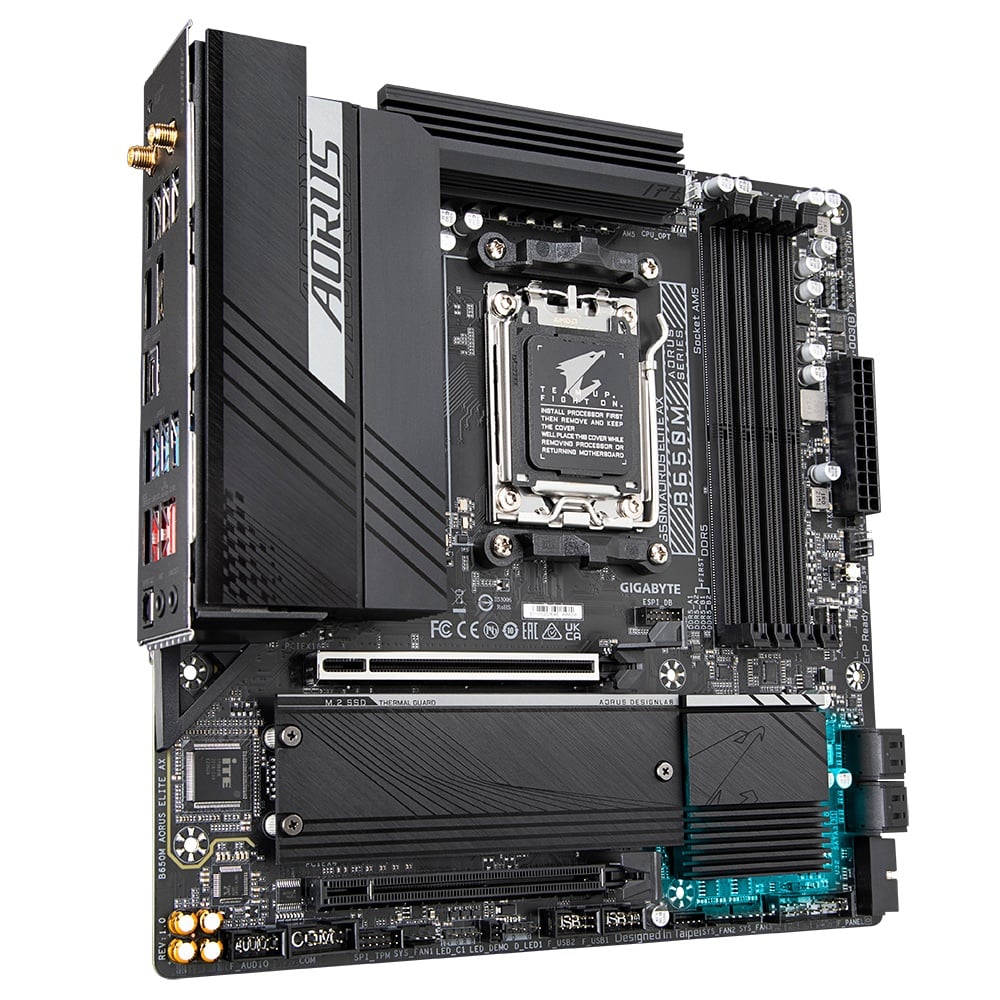 Placa de baza Gigabyte B650M AORUS ELITE AX AM5 - 3 | YEO