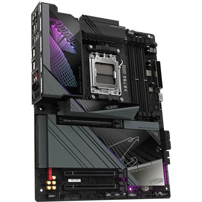 Placă de bază GIGABYTE X870E AORUS MASTER AM5 – Performanță de vârf pentru procesoarele AMD Ryzen 9000, suport DDR5 până la 8600MHz, PCIe 5.0, Wi-Fi 7 și USB4 - 2 | YEO