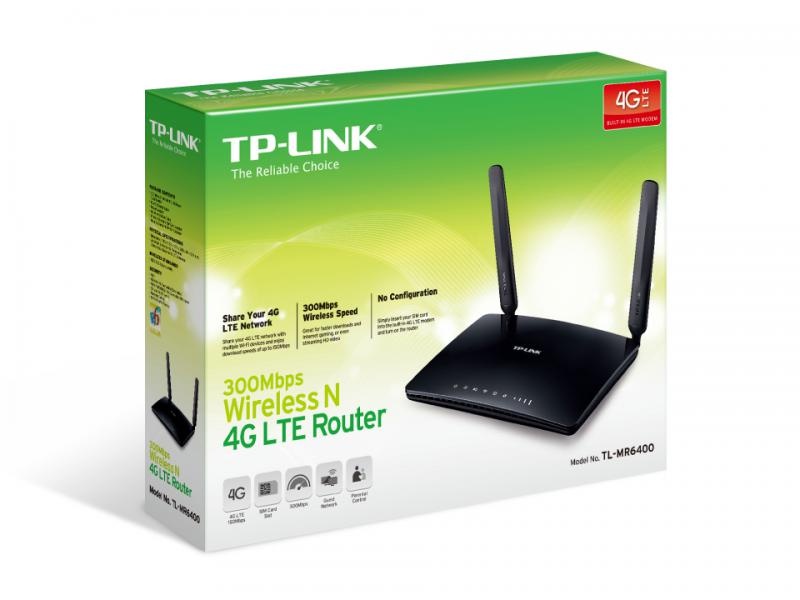 Router Wireless TP-Link TL-MR6400, Wi-Fi, Single-Band - 2 | YEO