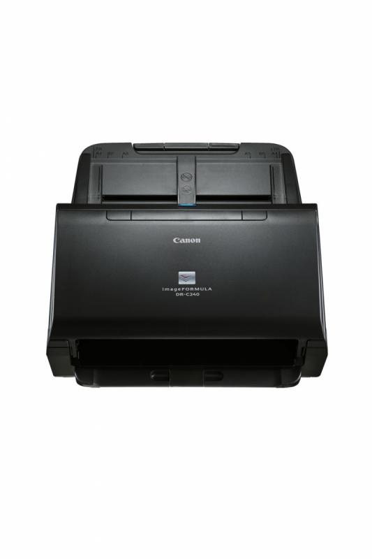 Scanner Canon DRC240, dimensiune A4, tip sheetfed, duplex, viteza de scanare: Alb-negru : 45 ppm/90ipm, Color: 30ppm/60ipm, rezolutie optica 600dpi, senzor CIS, alimentator 60 coli, software inclus: Driver ISIS/TWAIN, CapturePerfect, CaptureOnTouch, - 1 | YEO