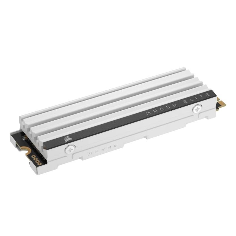 SSD CORSAIR MP600 ELITE 2TB PCIe Gen4 x4 NVMe M.2 SSD for PS5 – Optimized for PlayStation 5, Seq Read 7000MB/s Seq Write 6500MB/s, low profile heatsink, white - 3 | YEO