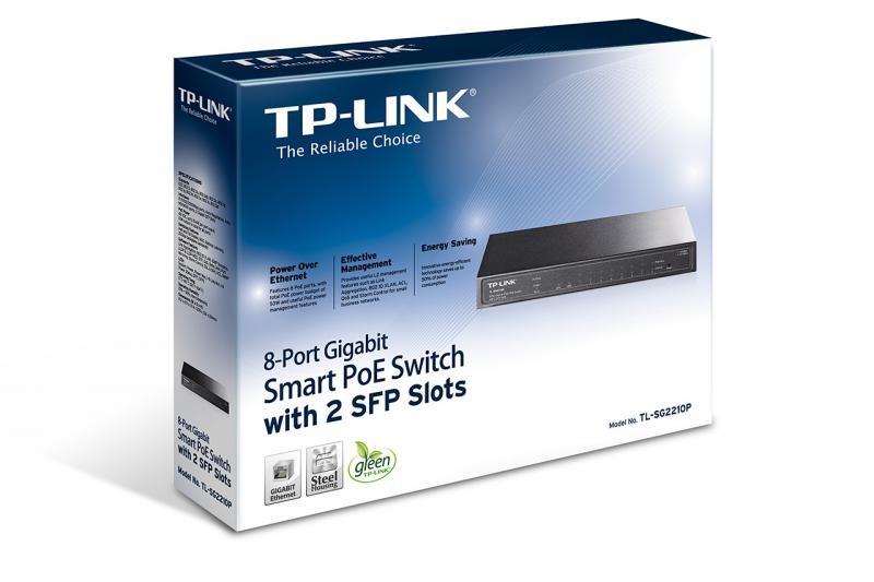 Switch TP-Link TL-SG2210P, 8 port, 10/100/1000 Mbps - 2 | YEO