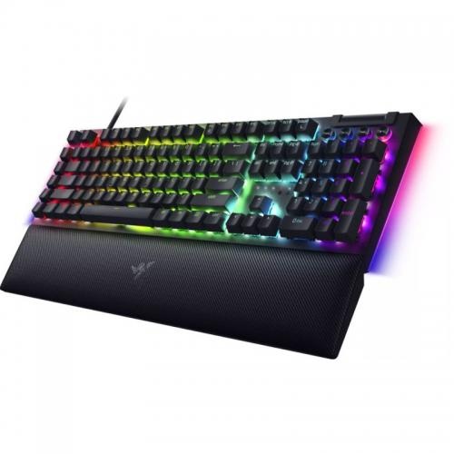 Tastatura mecanica gaming BlackWidow V4 X (Green Switch), layout US, taste ABS, layout US, cu 6 butoane customizabile, negru - 2 | YEO