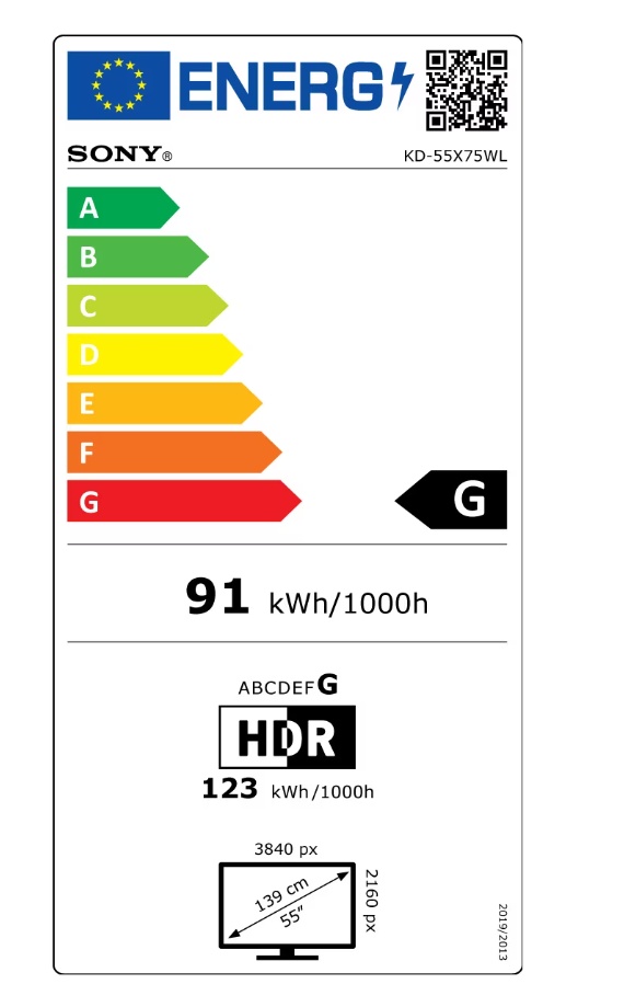 Televizor Sony BRAVIA LED 55X75WL, 139 cm, Smart Google TV, 4K Ultra HD, Clasa G - 3 | YEO