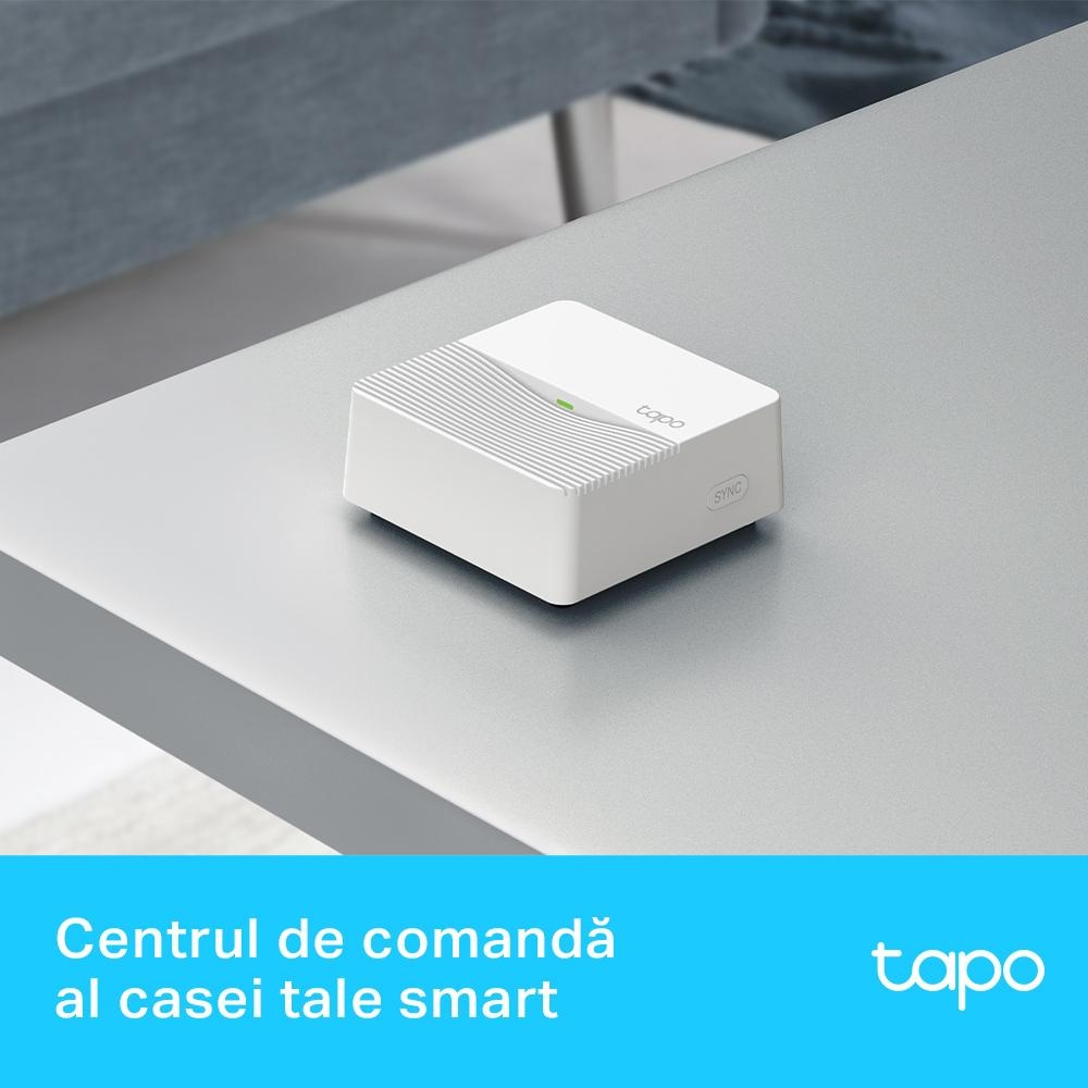 TP-Link Wireless Smart Hub Tapo H200, Frecventa: 2.4GHz Wi-Fi & Sub-1G, 863.35MHz, 864.35MHz, 868.35MHz, Temperatura operare: 0-40℃, Dimensiuni: 71.45*71.45*31.25 mm. - 2 | YEO