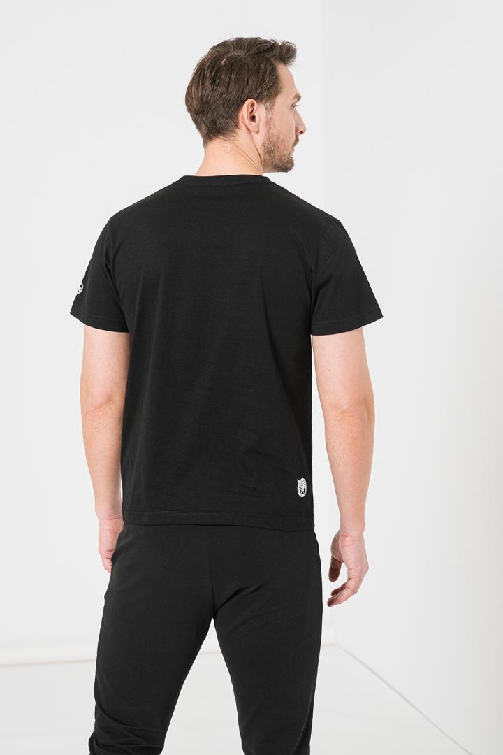 Tricou Casual pentru Bărbați Moldoveanu Negru Mărimea S - Confort și Stil de la Pegas - 2 | YEO