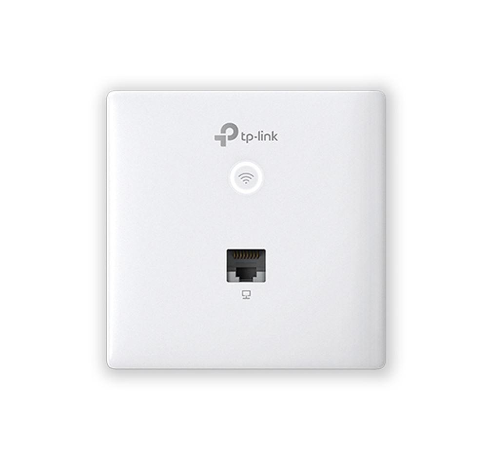 Wireless Access Point TP-Link EAP230-WALL, 1× 10/100/1000 Mbps Ethernet Port, 802.3af/802.3at PoE, 2 Dual-Band Antennas, 2.4 GHz: 2× 4 dBi, 5 GHz: 2× 3.6 dBi, Mounting: Wall Plate Mounting, Wireless Standards: IEEE 802.11n/g/b/ac, 5 GHz: 867 Mbps, 2.4