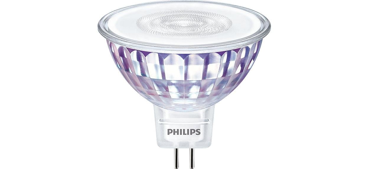 Bec LED Philips, EyeComfort, GU5.3, 7W (50W), 660 lm, luminaneutra(4000K) - 1 | YEO