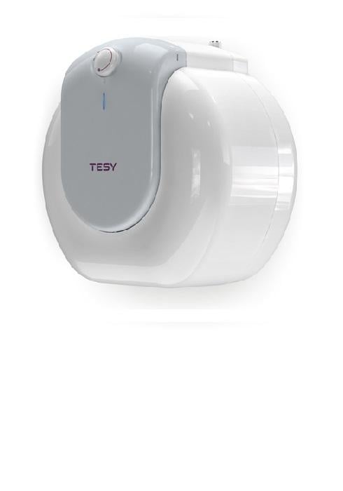 Boiler electric Tesy Compact Line TESY GCU1015L52RC, putere 1500 W, capacitate 10 L, presiune 0.9 Mpa, izolatie 19 mm, instalare sub chiuveta, control mecanic, clasa energetica C, protectie sticla ceramica, timp incalzire 23 min, termostat reglabil,