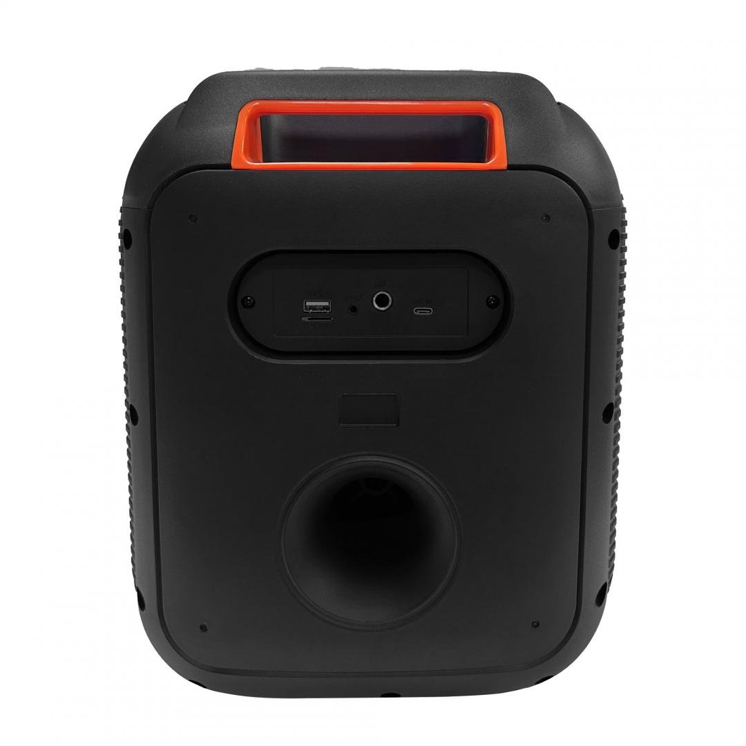 Boxa portabila Akai Bluetooth 5.0, putere RMS 40W, intrare AUX de 3,5 mm, timp de încărcare - aprox. 6 ore, baterie 7.4V, 3600mAh consum de energie 15W, impedanță 2 ohmi (difuzor), raport S/N 60dB, distorsiune 10%, negru - 3 | YEO