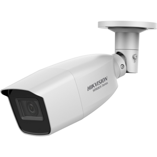 Camera de supraveghere Hikvision Turbo HD Bullet 2 MP CMOS image sensor ,Lens:2.8 mm -12 mm, Angle of view 111.5° to 33.4°, WDR DWDR, 1 Analog HD output, Operating Conditions:-40 °C to 60 °C, IP66, IR Range Up to 40m, Dimensions 256.4 mm × 83.3 mm × 78.2