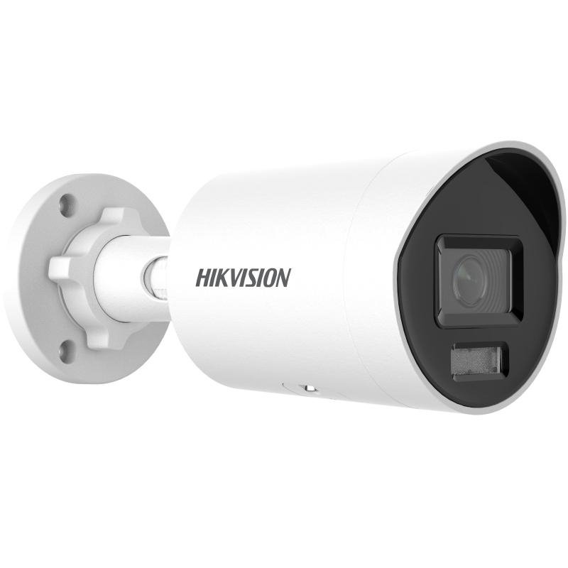 Camera de supraveghere IP Bullet 4MP Hikvision DS-2CD2047G2H-LIU(2.8MM) (EF), lentila fixa: 2.8mm, iluminare: Color: 0.0005 Lux @ (F1.0, AGC ON),0 Lux cu lumina alba: 40m, microfon incorporat, slot card de memorie: microSD/microSDHC/microSDXC card, up to