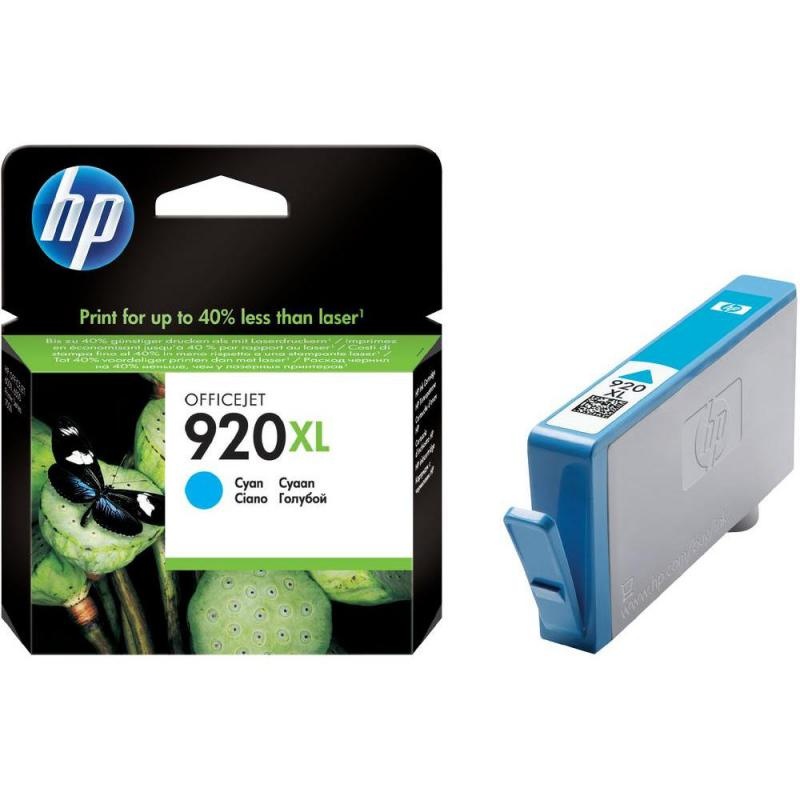 Cartus cerneala HP CD972AE, cyan, 6 ml, OfficeJet 6000, OfficeJet 6500 ,OfficeJet 6500 Wireless, OfficeJet 6500A E-AIO, OfficeJet 6500A PlusE-AIO, OfficeJet 7000, OfficeJet Pro 7500A, NR.920XL