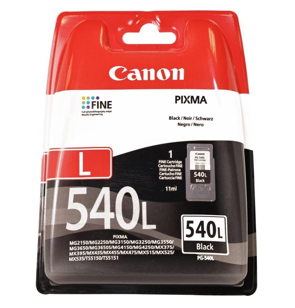 Cartuș cerneală negru Canon PG-540L original - 11 ml pentru imprimante PIXMA