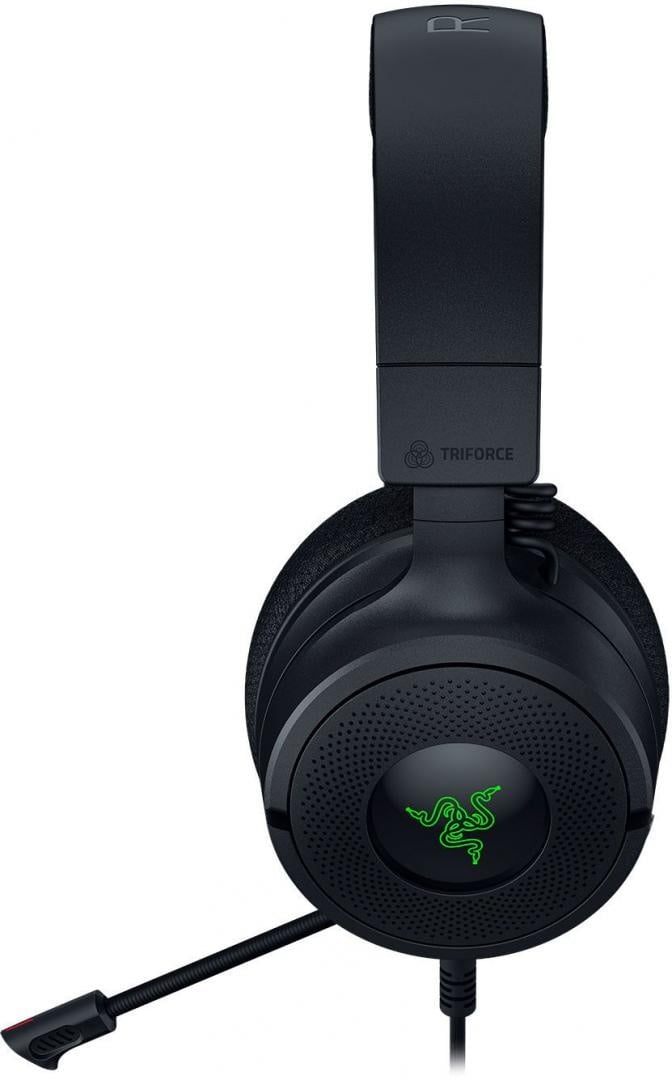 Casti gaming Razer Kraken V4 X, frecventa raspuns 20 Hz – 28 kHz, impendanta 32 Ω, driver customized Dynamic 40 mm Drivers, sensibilitate 96 dBSPL/mW at 1 kHz by HATS, frecventa microfon 100 Hz – 10 kHz, sensibilitate microfon -42 ± 3 dBV/Pa, 1 kHz, - 2 | YEO