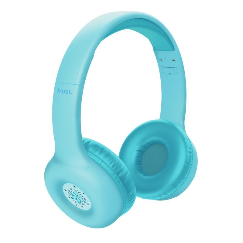 Casti Trust Nouna WS kids, frecventa raspuns 20 Hz - 20.000 Hz, senzivitate 92 dB, albastru - 3 | YEO