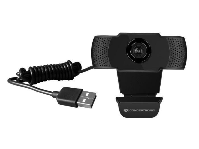 CONCEPTRONIC AMDIS01B 1080P Full HD Webcam with Microphone, 80 x 33 x 91 mm - 3 | YEO