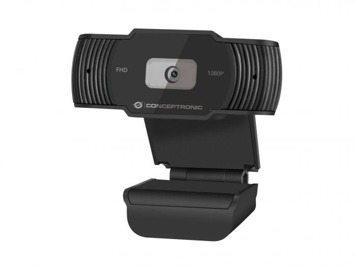 CONCEPTRONIC AMDIS04B 1080P Full HD Webcam with Microphone, 75 x 33 x 110 mm - 1 | YEO