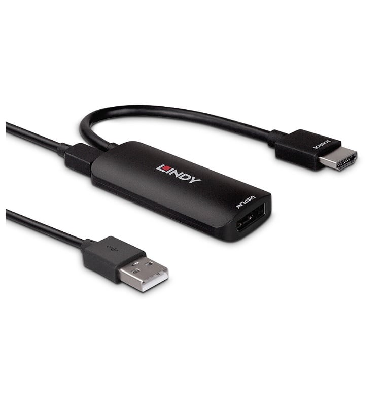 Convertor Lindy HDMI 4K60 la DisplayPort 1.2 - 3 | YEO