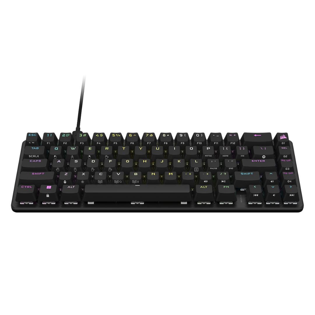 CORSAIR K65 PRO MINI RGB 65% mecanica, negru Full Key (NKRO) with 100% Anti-Ghosting Supported in iCUE Profiles up to 50 Wired Connectivity USB 3.0 or 3.1 Type-A - 1 | YEO