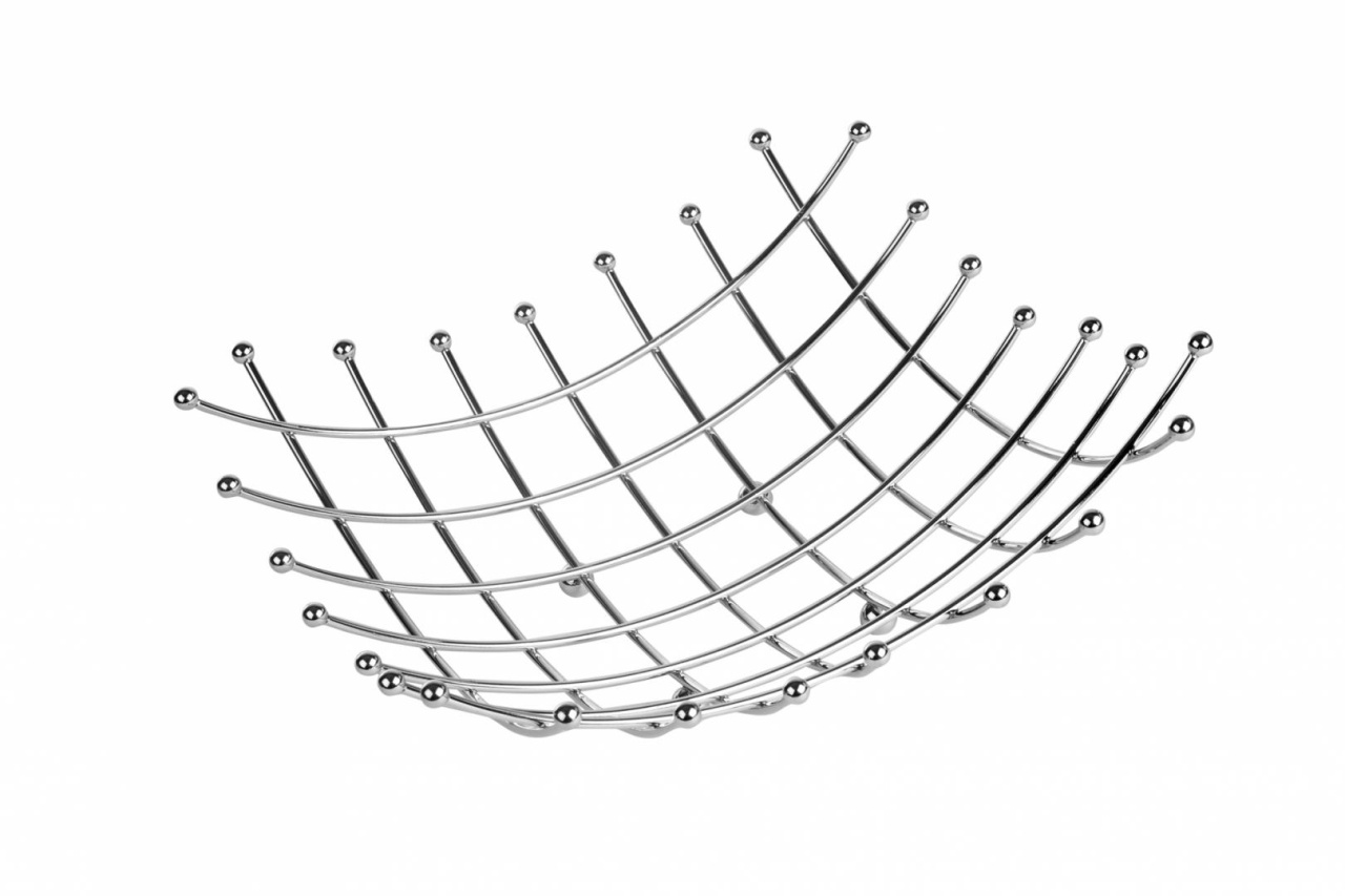 COS FRUCTE METALIC 26x26x9 CM,VANORA HOME