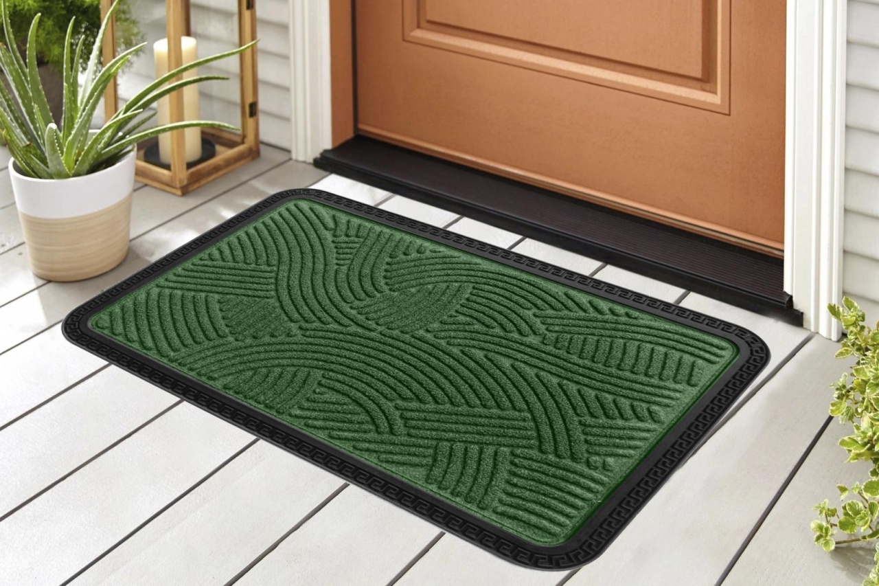 COVORAS INTRARE ANTIADERENT CU MARGINE CAUCIUCATA 40X60 CM, VERDE, HEINNER HOME - 1 | YEO