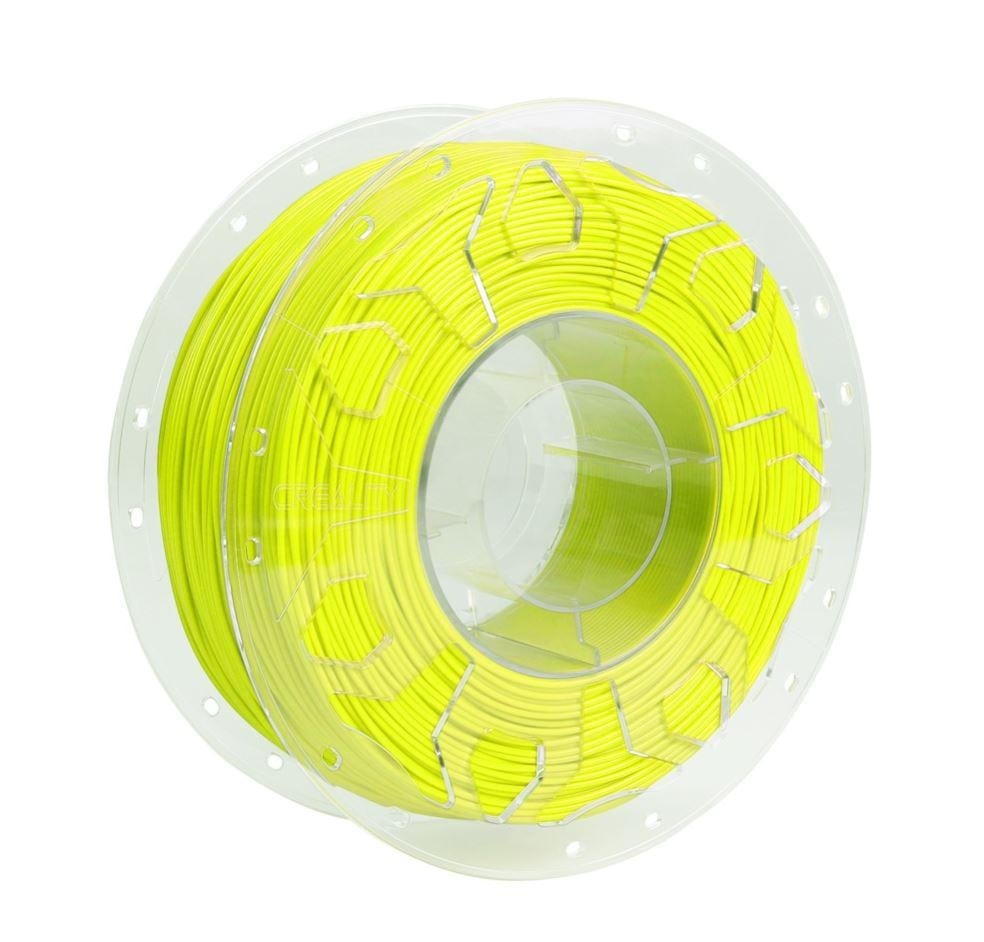 CREALITY CR PLA 3D Printer Filament, 1kg, fluorescent yellow, Printing temperature: 190-220, Filament diameter: 1.75mm, Tensile strength: 60MPa, Size of filament wheel: Diameter 200mm, height 66mm, hole diameter 56mm. Utilizare: pana la 6 luni de la - 1 | YEO