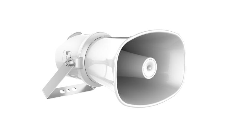 Difuzor public Hikvision DS-QAZ1307G1-E, 2 microfoane, 100 Hz to 20 kHz, putere difuzor: 7 W, Network Protocol: IPv4, HTTP, HTTPS , SIP, SSL/TLS , DNS, NTP, TCP, UDP, IGMP, ICMP, DHCP, ARP, SSH, interfata: RJ45 10 M/100 M Adaptive Ethernet port × 1,