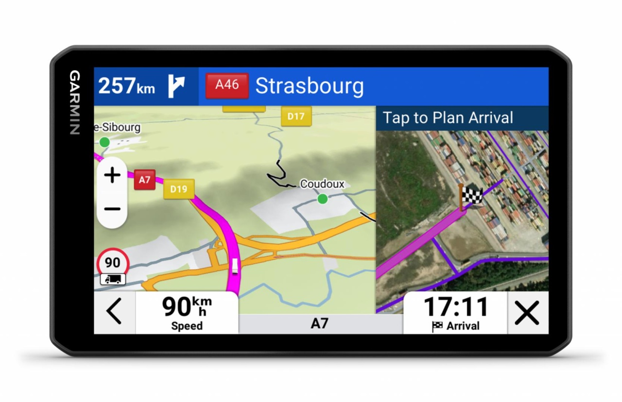 GPS Garmin Dezl LGV720, tip afisaj IPS super-panoramic de 6,95