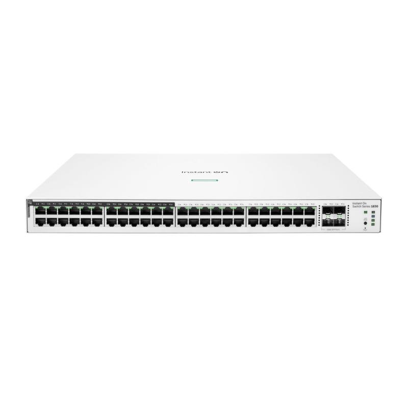 HPE Networking Instant On Switch 48p Gigabit CL4 PoE 4p SFP 370W 1830 - 1 | YEO