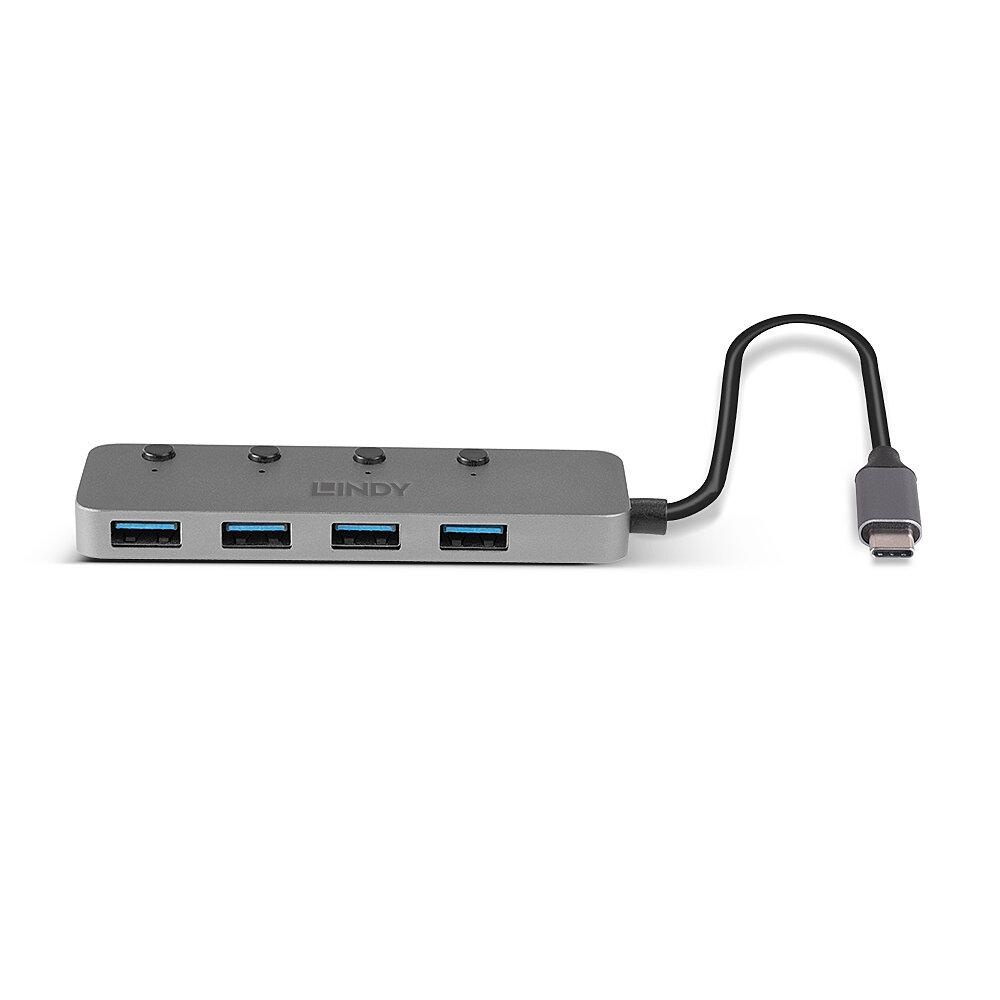 Hub Lindy cu 4 porturi USB 3.2 Gen, - 2 | YEO