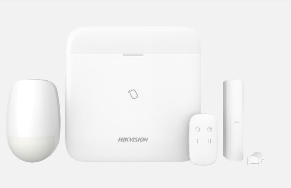 Kit de alarma wireless AX PRO Middle Level DS-PWA96-Kit-WE, Wireless Control Panel Kit, 868MHz two-way wireless; Dual Wireless Technology: Tri-X & CAM-X; Long RF transmission range; Up to 96 Wireless Zones/Outputs, 8 Wireless Ta Readers/Keypads, 6