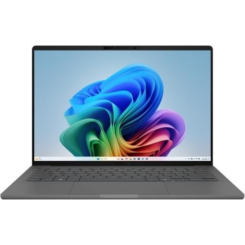 Laptop ASUS Zenbook 14, UX3407RA-QD027X, 14.0-inch, WUXGA (1920 x 1200) OLED 16:10 aspect ratio, Snapdragon® X Elite X1E 78 100, Processor 3.4GHz (42MB Cache, up to 3.4GHz, 12 cores, 12 Threads)n Qualcomm® Hexagon™ NPU up to 45TOPS, 16GB LPDDR5X on