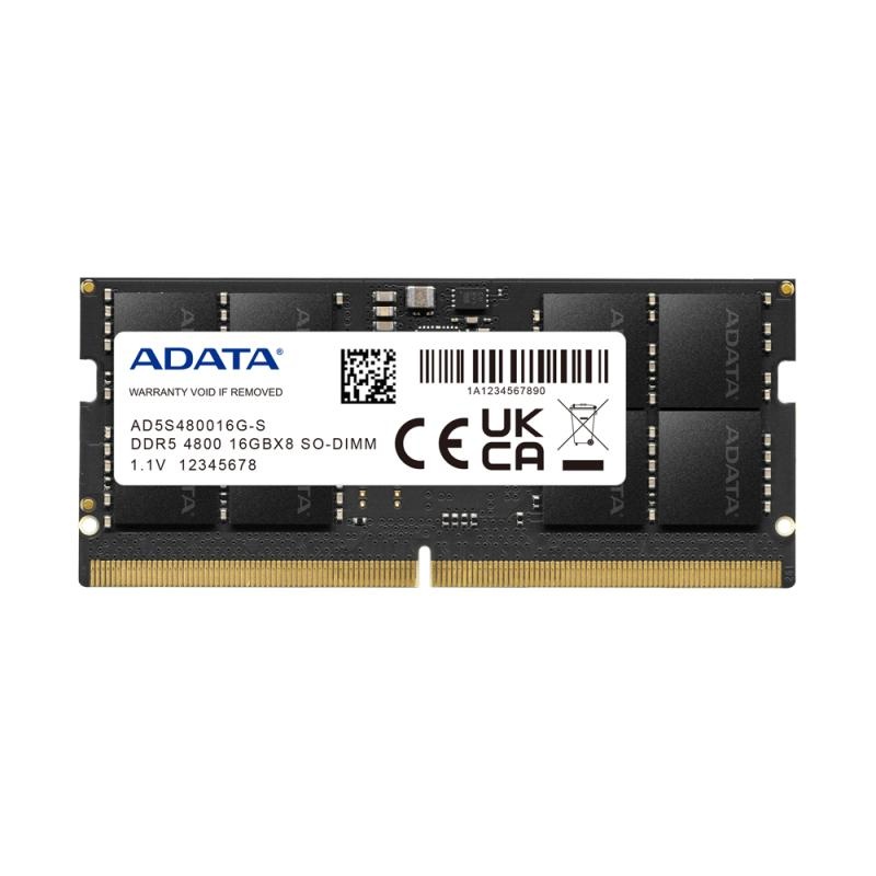 Memorie RAM ADATA, SODIMM, DDR5, 16GB, CL40, 4800MHz