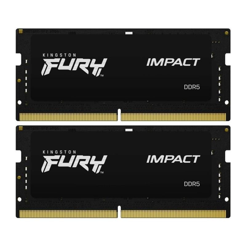 Memorie RAM Kingston Fury Impact, SODIMM, DDR5, 32GB, CL38, 4800MHz - 2 | YEO