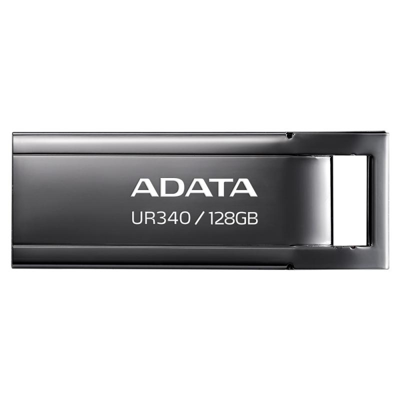 Memorie USB Flash Drive Adata UR340, 128GB, USB 3.2, black metalic - 1 | YEO