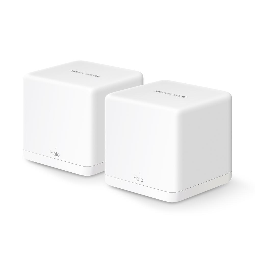 Mercusys Halo H60X(2-pack) Whole mesh Wi-Fi6 system, AX1500, Dual-band, Standarde wireless: IEEE 802.11ax/ac/n/a 5 GHz, IEEE 802.11n/b/g 2.4 GHz, Viteza wireless: 1201 Mbps on 5 GHz, 300 Mbps on 2.4 GHz, Dimensiuni:88 × 88 × 88 mm, Interfata: 3 x