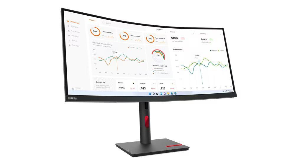 Monitor Lenovo ThinkVision T34w-30, 34