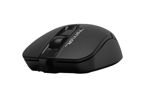 Mouse A4tech FM12 Black, cu fir, negru - 2 | YEO