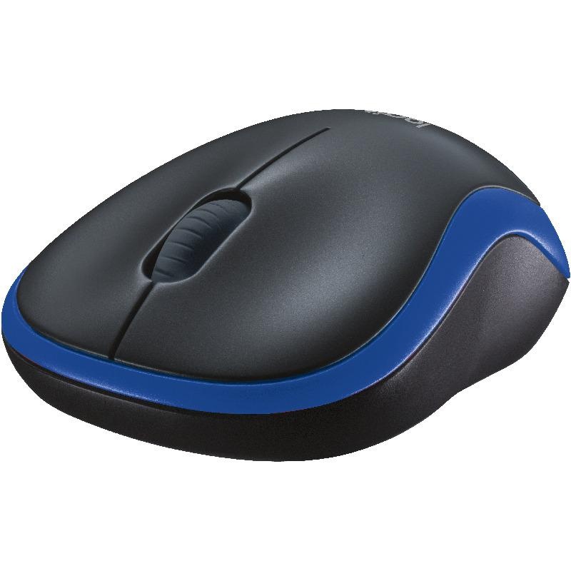 Mouse Logitech M185 Wireless, 1000 DPI, albastru - 2 | YEO