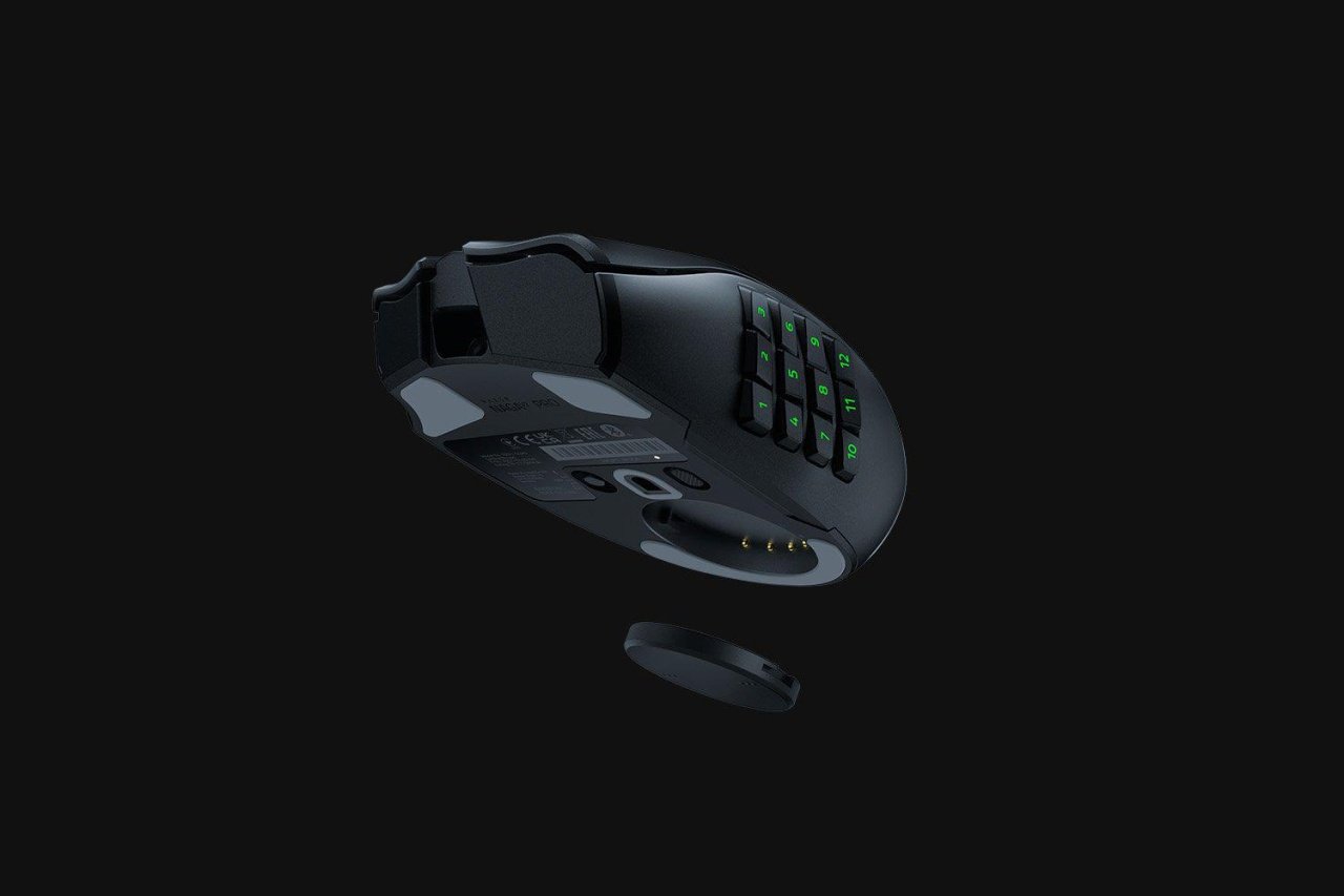 Mouse Razer Naga V2 PRO Connectivity Razer HyperSpeed Wireless (2.4GHz) Bluetooth Wired – Speedflex Cable USB Type C Battery Life Up to 150 hours (on HyperSpeed Wireless) Up to 300 hours (on Bluetooth) RGB Lighting Razer - 1 | YEO