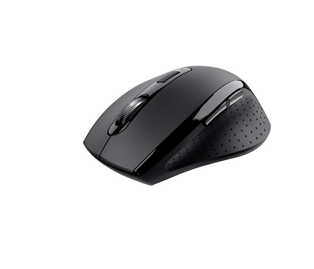 Mouse wireless Trust Sura, senzor optic, rezolutie maxima 1600 DPI, negru - 1 | YEO