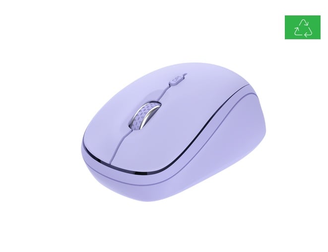 Mouse wireless Trust Yvi, rezolutie maxima 1600 DPI, violet - 1 | YEO