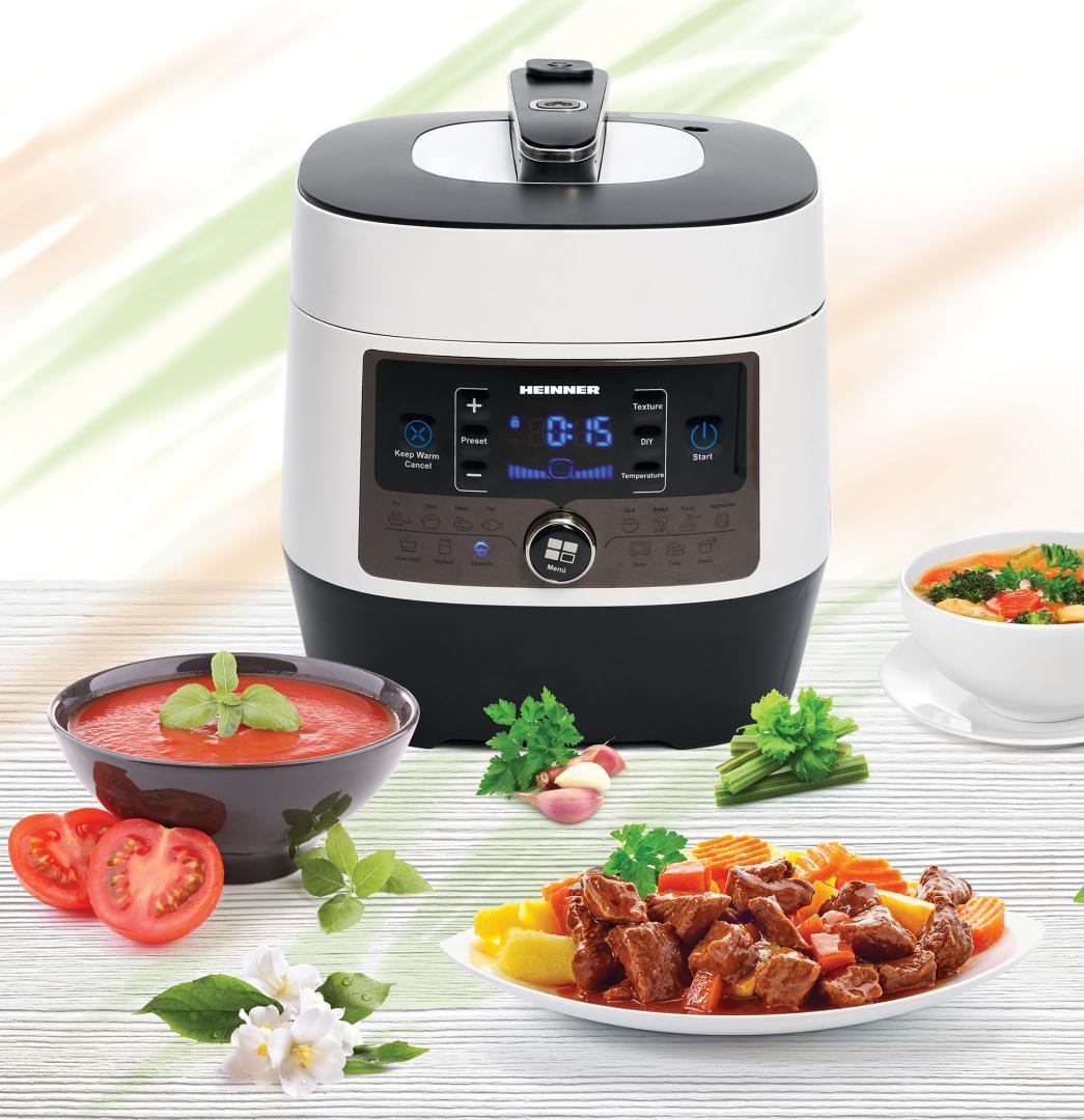 MULTICOOKER CU PRESIUNE HEINNER HPCK-6WH - 3 | YEO