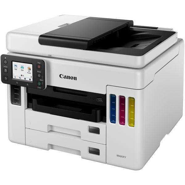 Multifunctional inkjet color CISS Canon Maxify GX7040, ( Print, Copy,Scan, Fax, Cloud), dimensiune A4 , duplex printare, ADF, viteza 24 ppm alb-negru, 15.5 ppm color, rezolutie 600X1200 dpi, alimentare hartie 250+250+100 coli, Scannet CIS, rezolutie - 1 | YEO