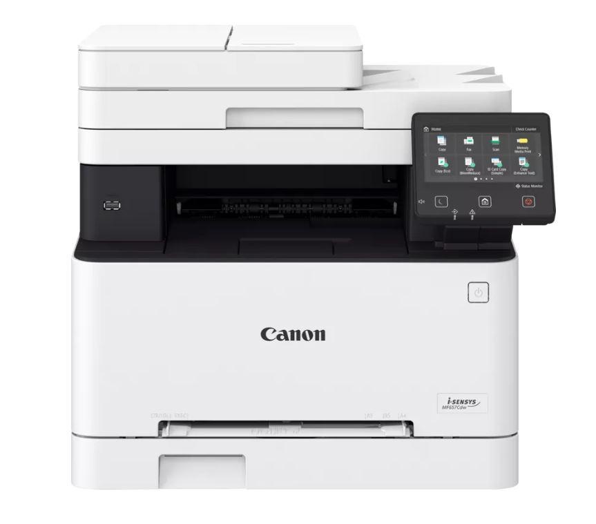 Multifunctional laser color Canon MF657Cdw, dimensiune A4 (Printare,Copiere, Scanare, Fax), viteza max 21ppm, duplex, rezolutie max1200x1200dpi, processor 800Mhz x 2, memorie 1 GB RAM, ADF 50 pagini ,alimentare cu hartie 250 coli, limbaj de printare: - 2 | YEO