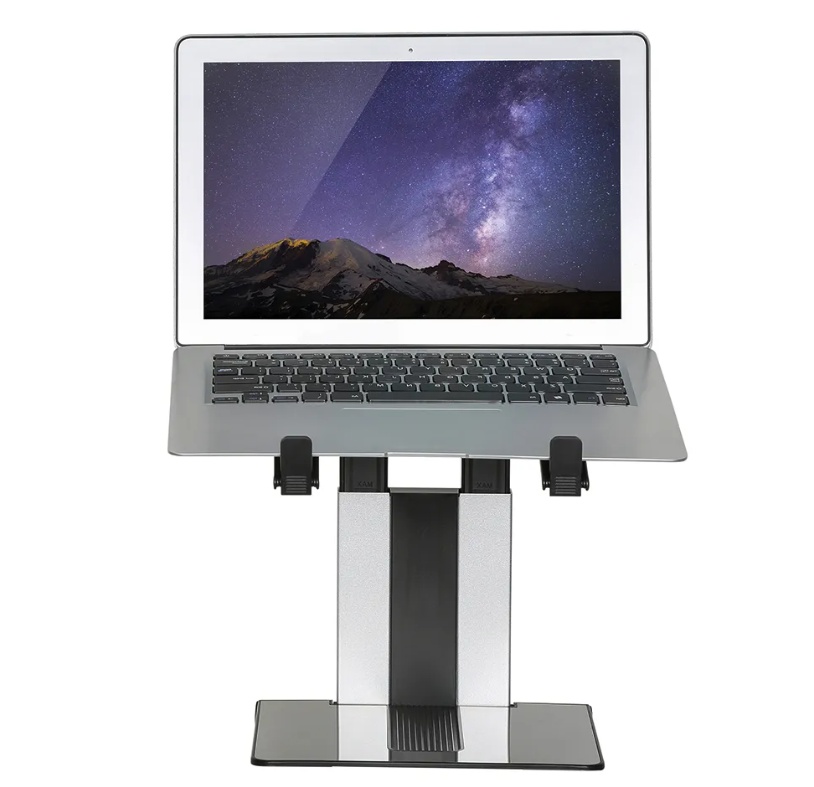 NM Newstar foldable laptop stand stand Silver/ Black Specifications General Min. screen size*: 10 inch Max. screen size*: 17 inch Min. weight: 0 kg Max. weight: 5 kg Screens: 1 Desk mount: Stand Functionality Height adjustment: 20,7-26,7 cm Width - 2 | YEO