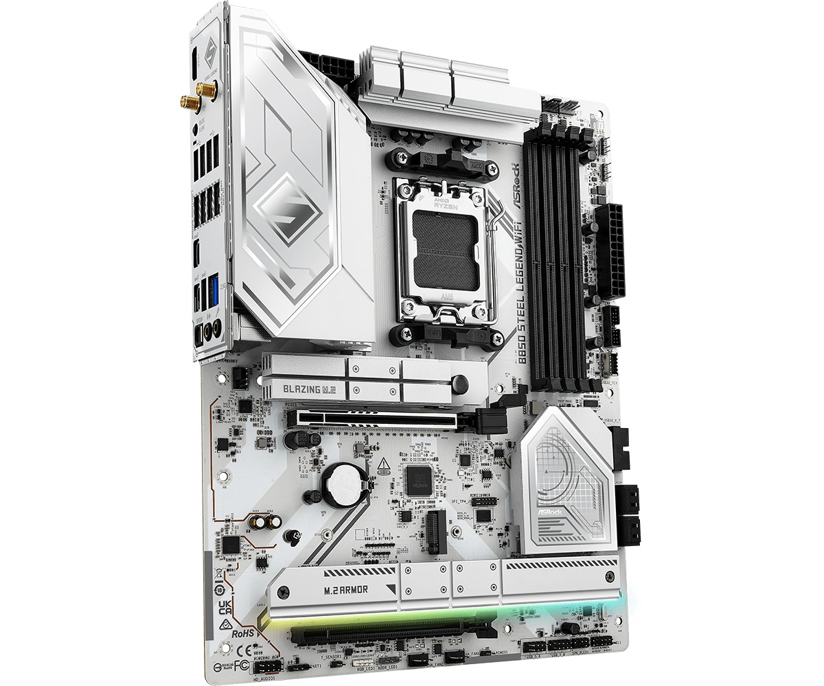 Placa de Baza ASROCK B850 STEEL LEGEND WIFI AM5 - 2 | YEO